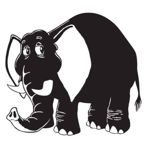 Falmatrica, faltetoválá - Elefánt 46 x 40 cm