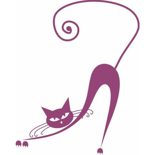 Falmatrica - macs, aki nyújtózkodik, 80 x 100 cm