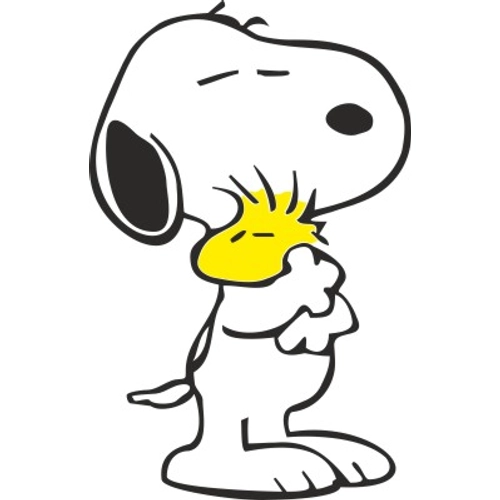Falmatrica / faltetoválás - Snoopy a cimborájával 51 x 80
