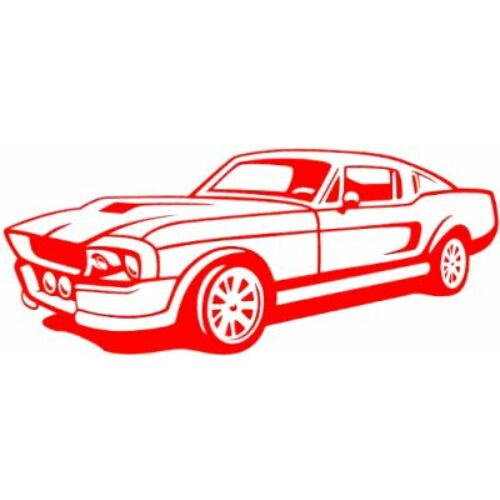 Falmatrica / faltetoválás - Ford Mustang 108x46 cm